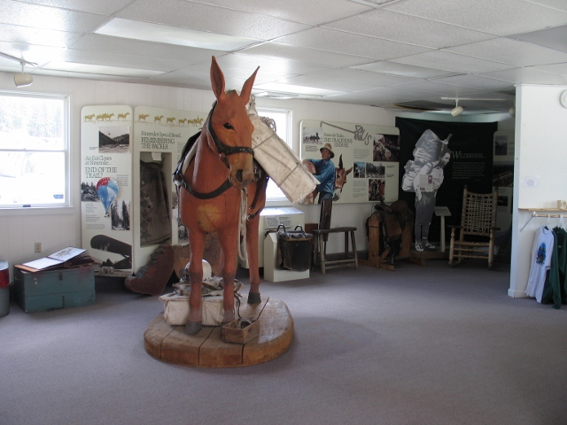 picture showing Displays inside the Visitor Center.